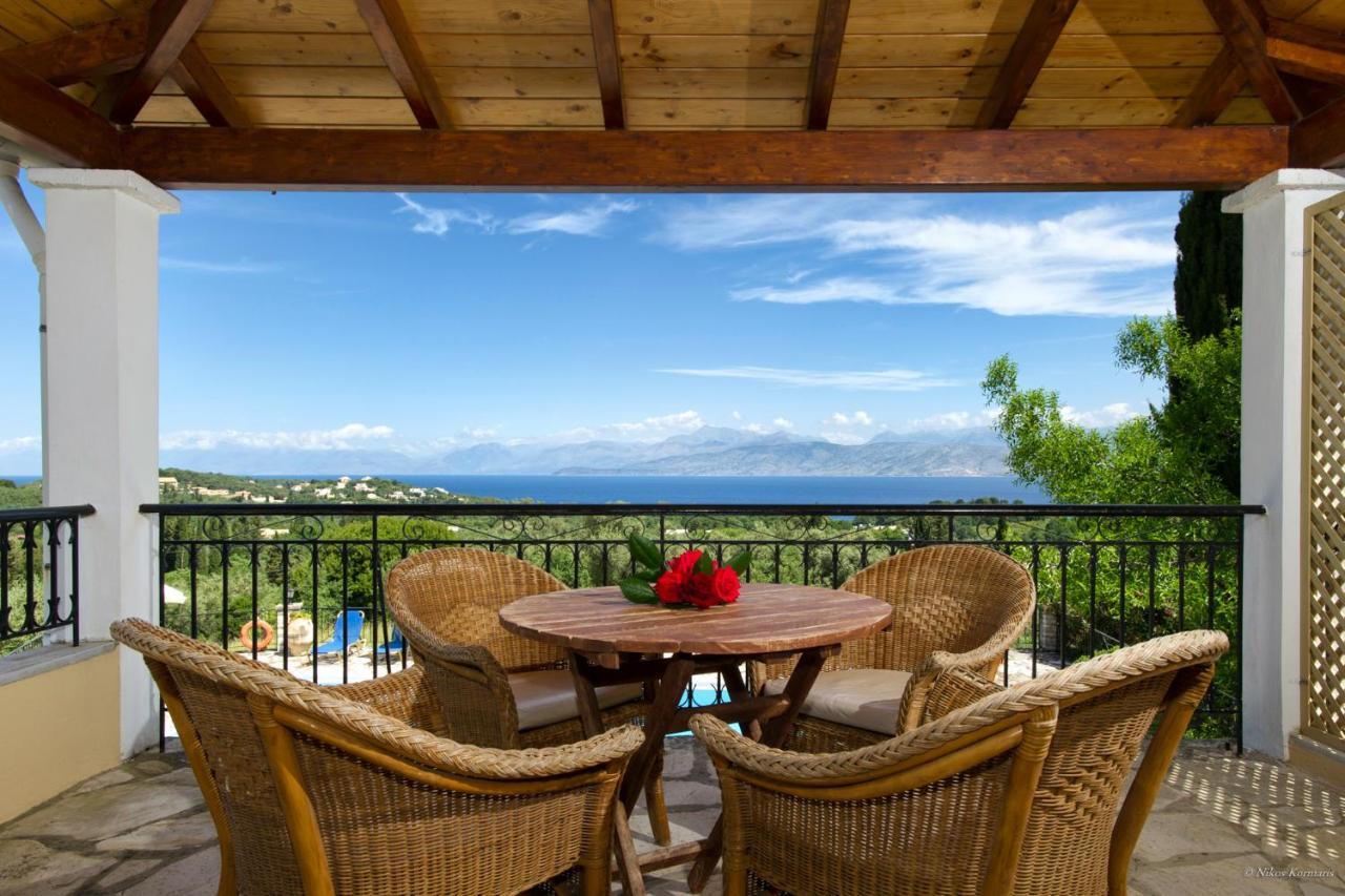 Villa Bacchus Kassiopi Corfu Esterno foto