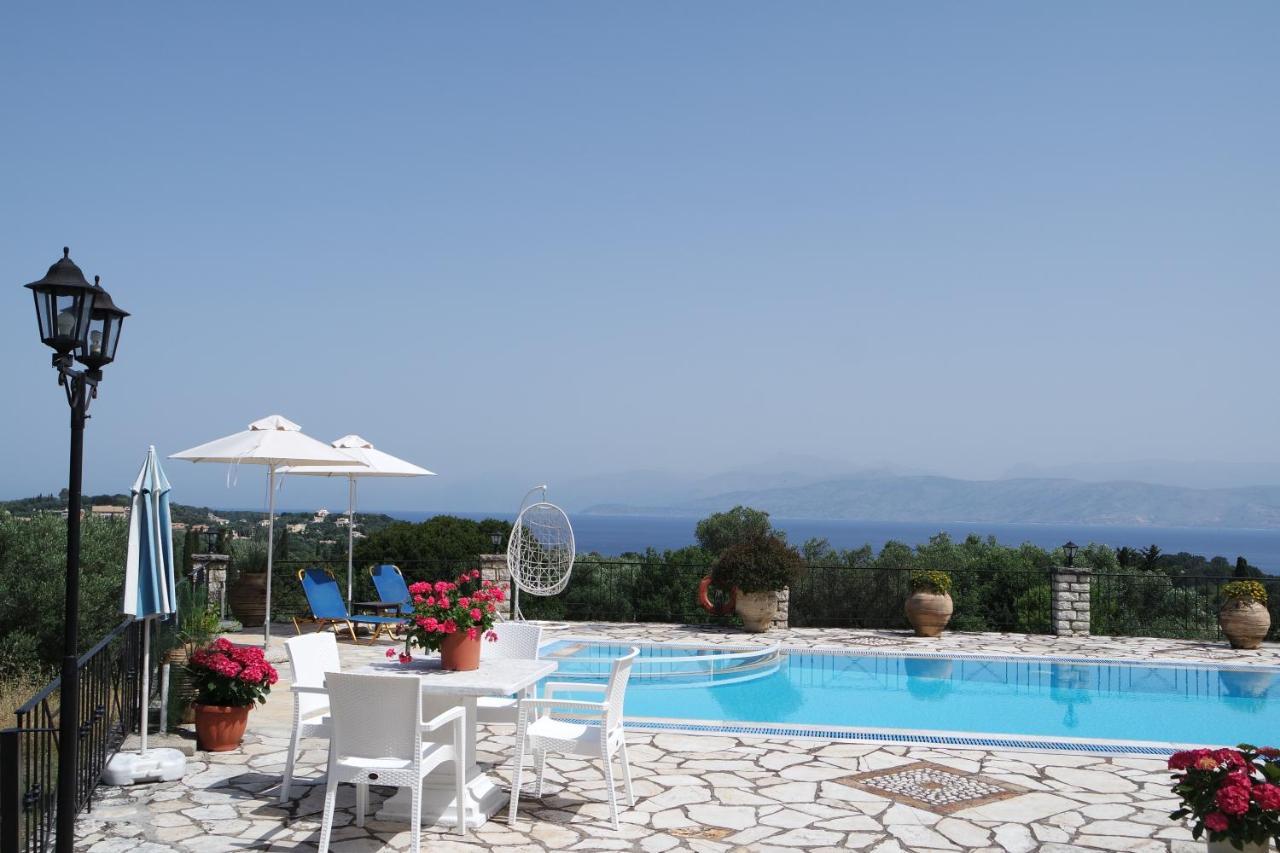 Villa Bacchus Kassiopi Corfu Esterno foto